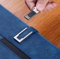 Nouveauté : Coffret Cadeau Personnalisé en Cuir pour Fêtes, Power Bank Sans Fil 8000 mAh pour Ordinateur Portable, Clé USB 16 Go – Promotion pour Enseignants