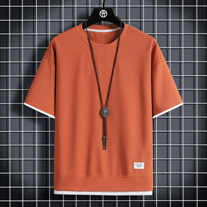 <span class=keywords><strong>T</strong></span>-shirts en piqué de coton vierges personnalisés pour hommes, de haute qualité, coupe oversize, décontractés, avec logo personnalisé, épaules tombantes, vente en gros - Product Image 2