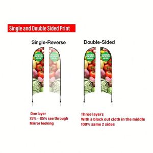 Model Custom Outdoor Advertising <b>Flags</b>, Polyester Material, Aluminum <b>Pole</b>, <b>for</b> Sports Promotion - Product Image 3