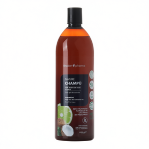 Champú Thader Pharma Nature 1000 ml con aceite de soja y coco para todo tipo de cabello - Product Image 2