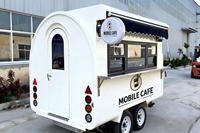 SANSHELL FA300 Camion de cuisine mobile, camion de vente de nourriture, camion de restauration rapide, chariot à hot-dogs et hamburgers, camion de snacks, camion de nourriture de rue