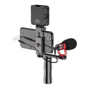 Groothandel Apexel Voorraad Smartphone Vlogging Kit Met Grip <span class=keywords><strong>Rig</strong></span> Universele Koude Schoen Vlogging Apparatuur Voor Iphone/Android - Product Image 1