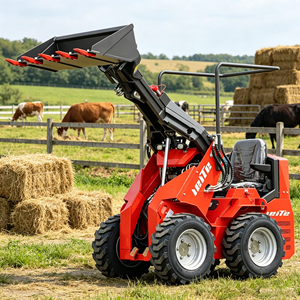 ENVÍO GRATUITO Minicargadora Compacta Agrícola Económica de 500 kg de Capacidad con Asiento, Cucharón y Bomba - Product Image 1