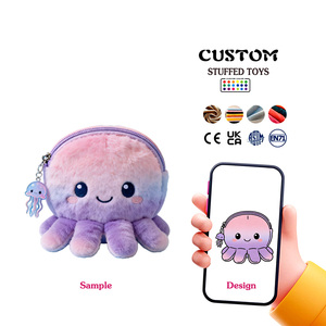 <span class=keywords><strong>Peluche</strong></span> Personalizzato da Foto, Prototipazione Rapida, Basso MOQ, Salvadanaio a Forma di Polpo Sfumato per Bambini, <span class=keywords><strong>Peluche</strong></span> Personalizzato - Product Image 1