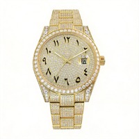 Montre automatique étanche en moissanite VVS Iced Out, style Hip Hop, luxe, marque privée, cadeau pour homme/père