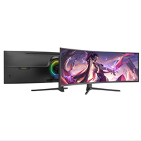 Monitor LED OEM 4K 5K de 34 y 49 Pulgadas, 120hz, para Computadora de Escritorio, Oficina, Curvo, Apto para Oficina y Videojuegos