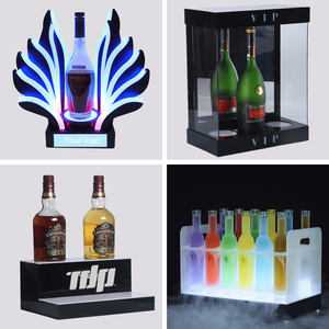 Support de bouteille de whisky TDP Desktop LED Buffalo Trace Bourbon, présentoir pour bouteille Eagle Rare Pappy Raised - Product Image 6