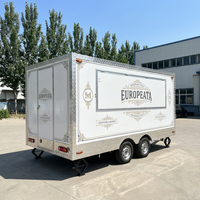 Meilleures ventes Direct usine : Chariot de restauration mobile électrique multifonctionnel en aluminium pour snacks, boissons, glaces, hot-dogs et frites