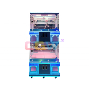 CGW 2 Player Toy Story Mini <span class=keywords><strong>Crane</strong></span> Claw <span class=keywords><strong>Machines</strong></span> Máquina de garra de <span class=keywords><strong>chocolate</strong></span> que funciona con monedas Juego de dulces Máquina Expendedora de múltiples grúas - Product Image 5
