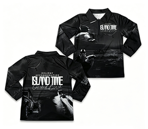 Vêtements de pêche personnalisés avec logo par sublimation, vêtements de pêche en plein air, chemise de protection UV - Product Image 3