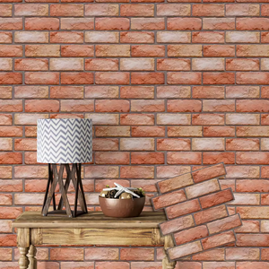 Tấm tường PVC 30x30cm hiện đại chống thấm nước chống cháy và nhẹ với mô hình gạch giả và thiết kế kết cấu hoa - Product Image 6