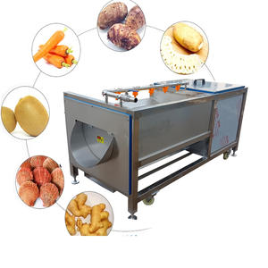 Compre cúrcuma, máquina peladora de lavado de jengibre, compre cúrcuma, máquina peladora de lavado de jengibre, máquina de limpieza de cepillo de rábano - Product Image 1