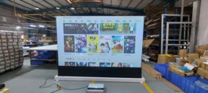 Téléviseur Home Cinéma à Courte Focale 120" Vidéo 4K 3D avec Écran Motorisé Montant depuis le Sol Projecteur Laser <span class=keywords><strong>UST</strong></span> Écran TV Montant depuis le Sol - Product Image 5