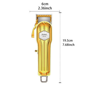 Cortadora de Pelo Profesional Kemei Km-1976 2500mAh 7000RPM 5W Calidad de Marca Color Dorado con Cargador USB y Motor Rápido - Product Image 2