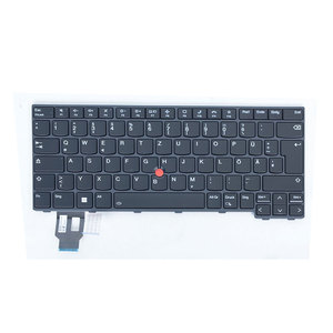 Teclado Alemán Retroiluminado 5N21D68245 para Lenovo ThinkPad T14 Gen 3 Negro, Distribución DE, Pieza de Reparación, Sin Teclado Numérico - Product Image 2