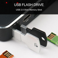 Clé USB en métal portable de vente chaude 64 Mo 128 Mo 256 Mo 512 Mo USB 2.0 Bâton promotionnel