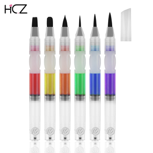 Nouveau pinceau auto-fluide pour marqueur <span class=keywords><strong>aquarelle</strong></span>, fond de teint, <span class=keywords><strong>aquarelle</strong></span>, poudre acrylique, rouge à lèvres, pinceau d'emballage - Product Image 1