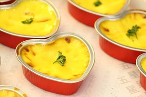 Hình trái tim nhỏ Bánh Pan dùng một lần muffin cupcake lá Khay lá nướng khay hộ gia đình lá thực phẩm <span class=keywords><strong>container</strong></span> - Product Image 6