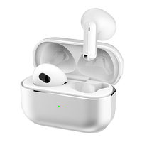 Produsen OEM Stereo Semi-in-ear Tws Buds Zinc dengan Kotak Earphone dari Paduan Logam, Headphone Olahraga dan Gaming