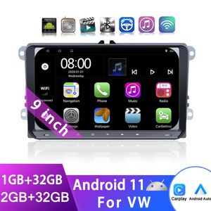 Autoradio Android Auto Carplay Quad Core WiFi Double Din GPS Audio 9'' Écran tactile RGB pour VW/POLO/PASSAT/Golf Passat CC Fabia - Product Image 6