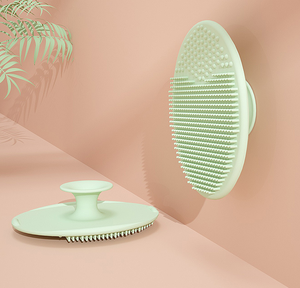 Cepillo de champú <span class=keywords><strong>para</strong></span> bebés <span class=keywords><strong>para</strong></span> eliminar la suciedad <span class=keywords><strong>del</strong></span> <span class=keywords><strong>cabello</strong></span> artefactos Cepillo de champú de gel de sílice <span class=keywords><strong>para</strong></span> bebés <span class=keywords><strong>para</strong></span> eliminar la grasa fetal cepillo suministros de baño - Product Image 6