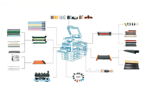 Cartucho de Tóner Compatible IMC2510 IMC2010 IMC3510 al por Mayor para Impresora/Copiadora Ricoh IM C2010 C2510 3010 3510 4510 6010 - Product Image 4