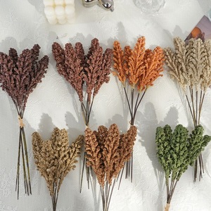 ดอกไม้ประดิษฐ์ Plain Realm 6 หัว รูปรวงข้าวสาลี สำหรับตกแต่งบ้าน ของตกแต่งภายนอก เป็นมิตรกับสิ่งแวดล้อม - Product Image 3