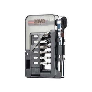 Zoyosports Bộ dụng cụ sửa chữa xe đạp mini thiết kế mới công cụ đi xe đạp di động kết hợp Ratchet cờ lê Allen Chìa khóa nhẹ - Product Image 1