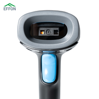Escáner de Código de Barras Inalámbrico Portátil 1D 2D QR USB, Lector de Largo Alcance con 2 Años de Garantía, para Inventario de Almacén