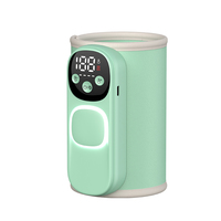 Chauffe-biberon sans fil à température réglable, portable et rechargeable pour poussette