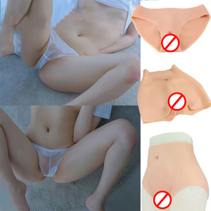 Pantaloncini realistici in Silicone con Vagina protesica, biancheria intima Transgender Crossdresser, oggetti di scena Cosplay in Silicone - Product Image 1