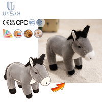 Uyeah CPC CE EN71 Fabrication sur mesure Adorables poupées chevaux en peluche Animaux en peluche personnalisés Jouets ânes en peluche personnalisés Cadeaux