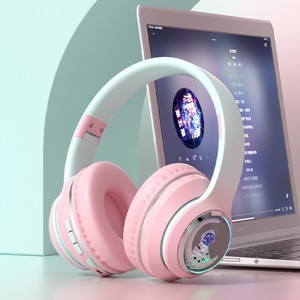 Diseño de cápsula de oído de <span class=keywords><strong>gato</strong></span> de alta calidad, auriculares estéreo inalámbricos verdaderos para jugadores, indicador de batería LED, Chipset JL para niños - Product Image 5
