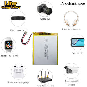 4000 357090 mah סוללת ליתיום פולימר 3.7v נטענת li-po עם חמישה מחברים חוט - Product Image 4