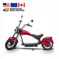 Sepeda Motor Listrik Citycoco Chopper 3000W untuk Dewasa, Tersedia, dengan Rangka Modern