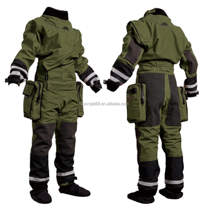 Traje <span class=keywords><strong>de</strong></span> Rescate Personalizado OEM/ODM, Ligero, Impermeable, Trilaminado, Reforzado con Kevlar en las Rodillas, Sellos SI-TECH, Logotipo Frontal Completo - Product Image 3