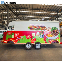 Seahisun camping-car hot-dog chariot de nourriture remorque kiosque restaurant/équipement de restauration crème glacée mobile petit camion de nourriture