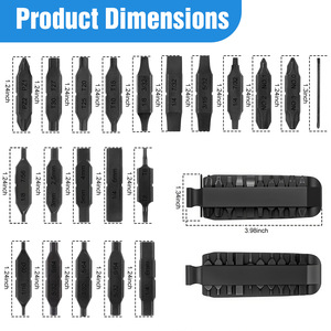 21 Pcs Phillips Multi <b>Bit</b> Kit <b>Screwdriver</b> <b>Set</b> With Storage Case DIY Tool Accessories for Repair Organizer - Product Image 3