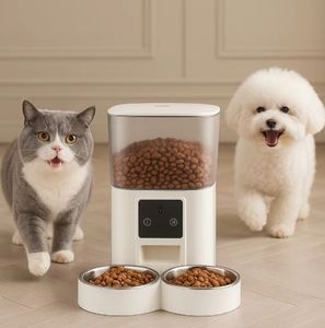 Distributeur de nourriture intelligent pour animaux de compagnie 5,5 L avec caméra HD intégrée, double alimentation, design écologique et durable pour chats et chiens - Product Image 6
