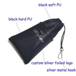 Estuche de Almacenamiento para Gafas de Sol y Lentes, Multifuncional, de Cuero PU, Hecho a Mano en China, con Logotipo Personalizado - Product Image 3