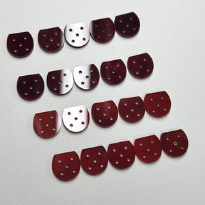 <span class=keywords><strong>Piedra</strong></span> de Ágata Roja Natural <span class=keywords><strong>en</strong></span> Forma de Mariquita, Tamaño 10.1x9.6mm, Altura 2mm, Calcedonia Cornalina Roja Original - Product Image 6