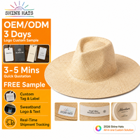 Chapeau de cowboy vintage en paille pour femme, style western, pour l'été et la plage, à rayures, pour le voyage, décontracté, cyclisme, OEM Shinehats avec ruban et corde