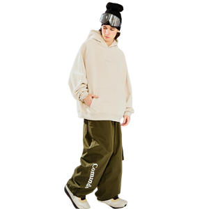 Combinaison de ski personnalisée imperméable et respirante veste à capuche d'extérieur décontractée et sweat à capuche de ski pour le ski et les sports de neige - Product Image 5