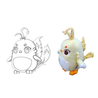 Peluche personnalisée OEM en gros Sun Wukong, le Roi Singe chinois, en coton doux avec rembourrage PP, Black Myth