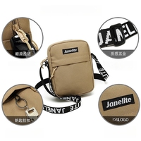 2024 Nieuwe Ontwerp Oxford Borst Tas Voor Vrouwen Mannen Waterdichte Messenger Bag Met Aangepaste Logo Draagbare Wandeltelefoon Tas