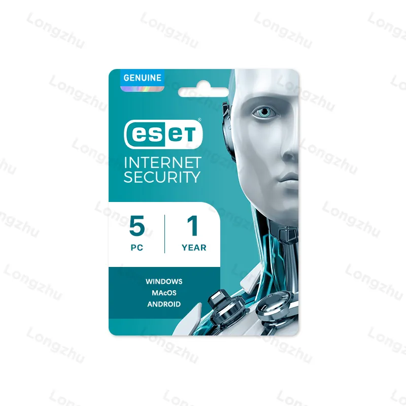 ESET 인터넷 보안 1 년 5 장치 키 개인 정보 보호 바이러스 백신 Nod32 인터넷 보호