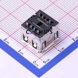 907-312A1021Y10210 USB Connector Through hole Component (THT) Connector Type-A USB 2.0 Female Through Hole - Product Image 2