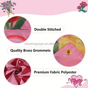 Drapeau de Noël extérieur couleur haute qualité pour porche, bannière de bienvenue à la maison pour porte, bannière suspendue de Noël pour porte de bienvenue à la maison - Product Image 3