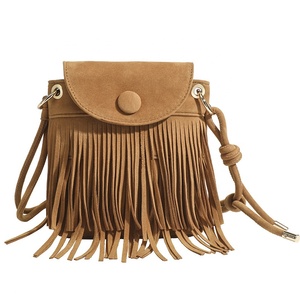 Direct Factory Custom Small Tassel PU Leather Mini <strong>Phone</strong> <strong>Bag</strong> Wallet Shoulder <strong>Cell</strong> <strong>Phone</strong> Purse Crossbody <strong>Bag</strong> for Women - Product Image 1
