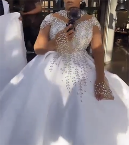 S3226R Nouvelle robe de mariée africaine de luxe de haute qualité, robe de bal à paillettes, robe de princesse - Product Image 2